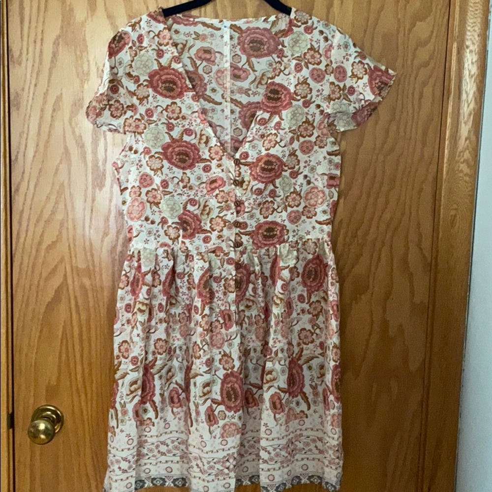 Bohemian Bae Boho cap sleeved mini dress